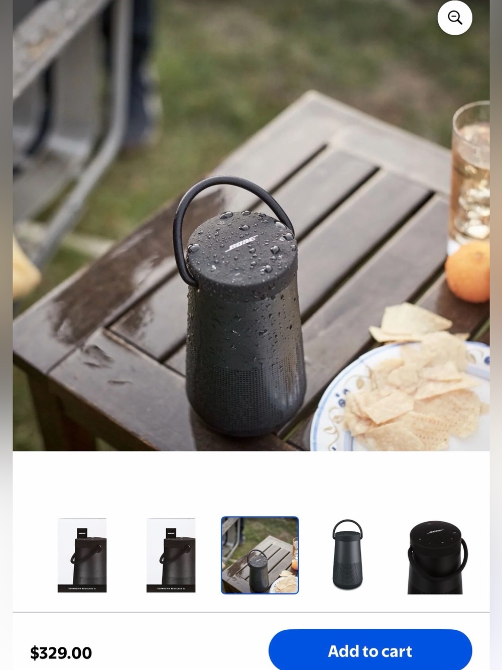 Bose SoundLink Revolve+ II Bluetooth Speaker Water Resistant Speaker Black - Picture 2 of 4